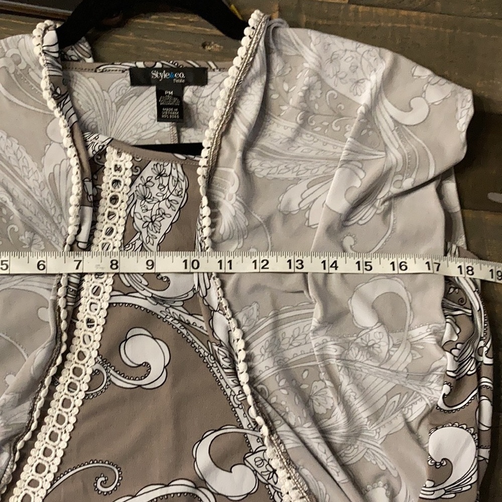 Style&Co Blouse size PM. J - Picture 10 of 11